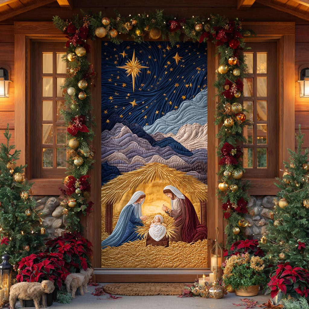 Guiding Star Quilted Door Cover NCU0TV1007