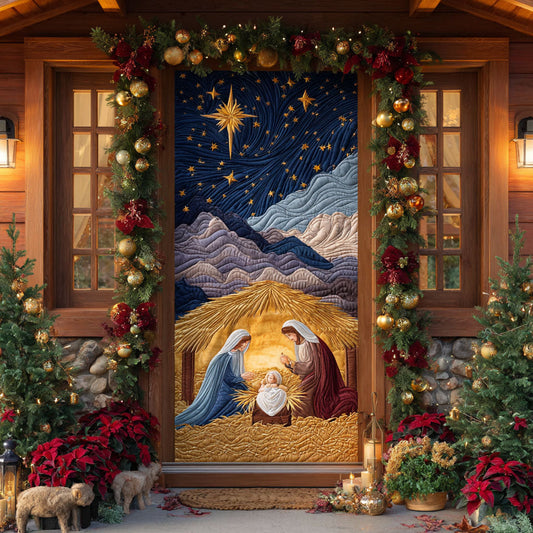 Guiding Star Quilted Door Cover NCU0TV1007