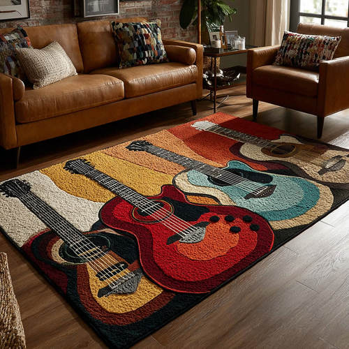 Guitar Spirit Area Rug NCU0DK10153