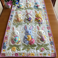 Happy Egg Garden Quilted Table Runner NCU0NT3192