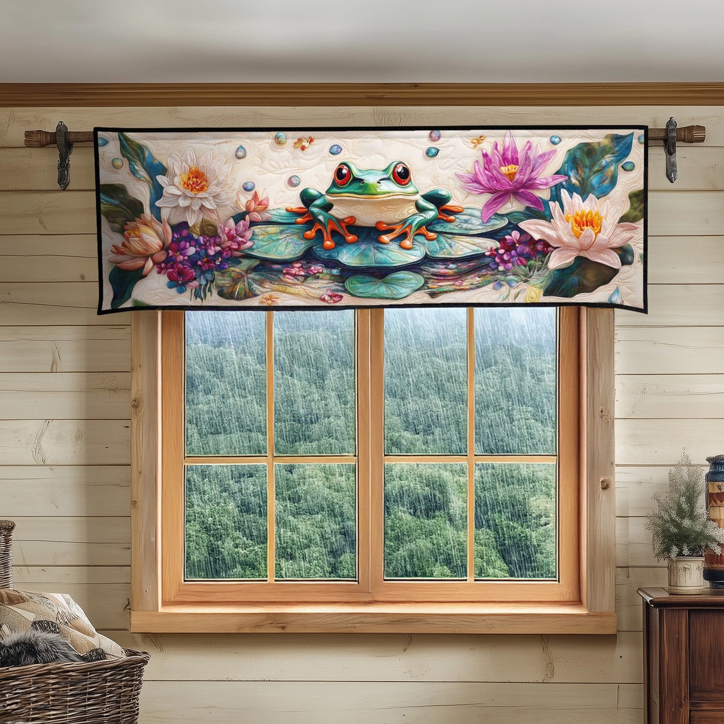 Harmonic Hoppers Quilted Valance NCU0PT5163