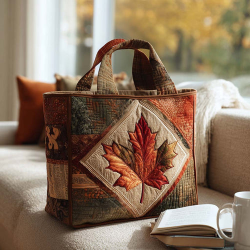 Harvest Bloom Quilted Tote Bag NCU0NT9046