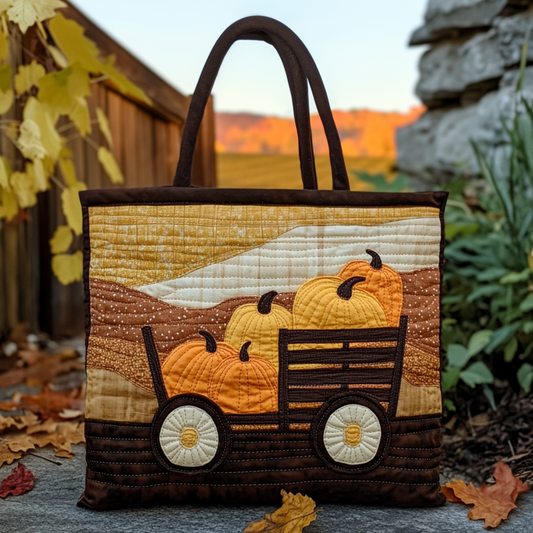 Harvest Glow Quilted Tote Bag NCU0XD037