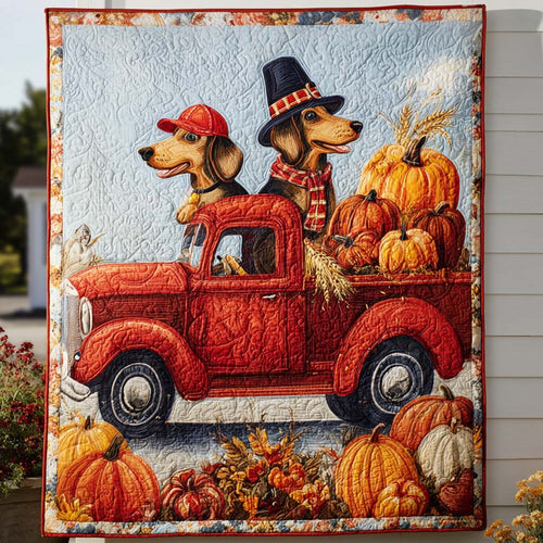 Harvest Pup Quilted Blanket NCU0NT9071
