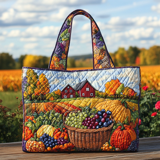 Harvest Road Quilted Tote Bag NCU0DK9383