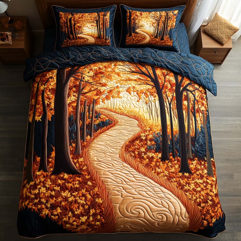 Patchwork Tail 3-Piece Quilted Bedding Set NCU0DV475