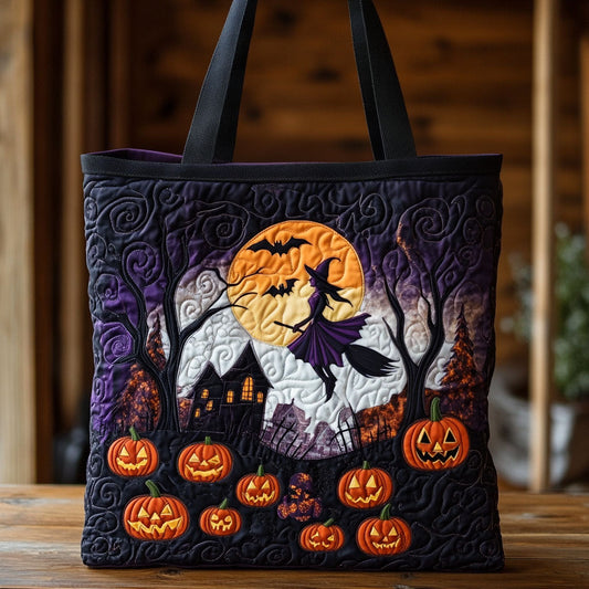 Haunted Harvest Quilted Tote Bag NCU0PT8815