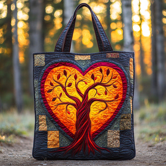 Heart of Life Quilted Tote Bag NCU0TD623