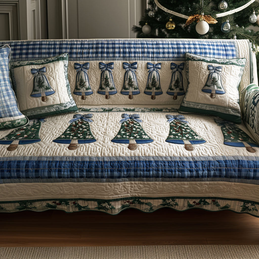 Hearthstone Holiday Quilted Sofa Cover NCU0PT9773