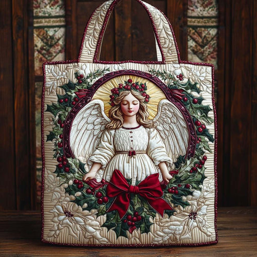 Heavenly Angel Blessing Quilted Tote Bag NCU0XD654