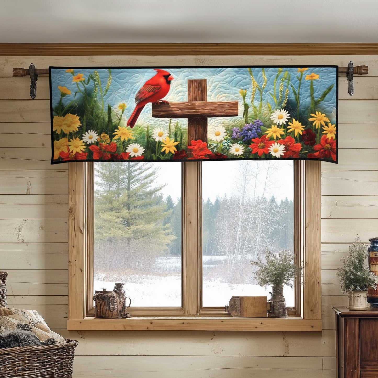 Heavenly Messenger Quilted Valance NCU0PT4969