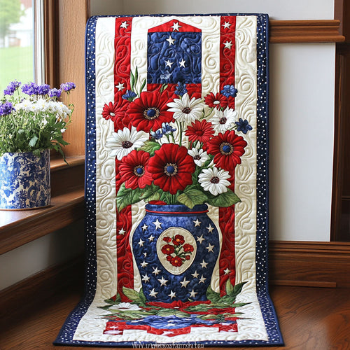 Heritage Heirloom Quilted Table Runner NCU0PT4818