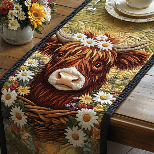 Highland Blossom Quilted Table Runner NCU0NT3986