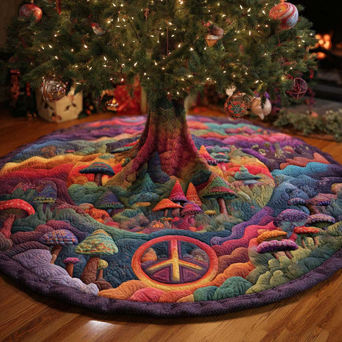 Hippie Wonderland Quilted Tree Skirt NCU0XD1327