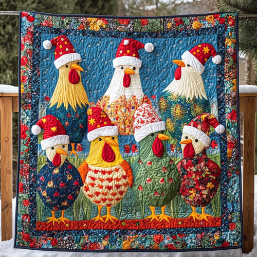 Holiday Flock Quilted Blanket NCU0NT1982