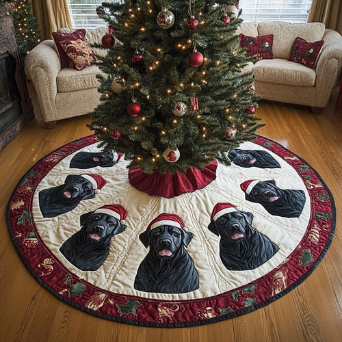 Holiday Guardian Christmas Quilted Tree Skirt NCU0DV8250