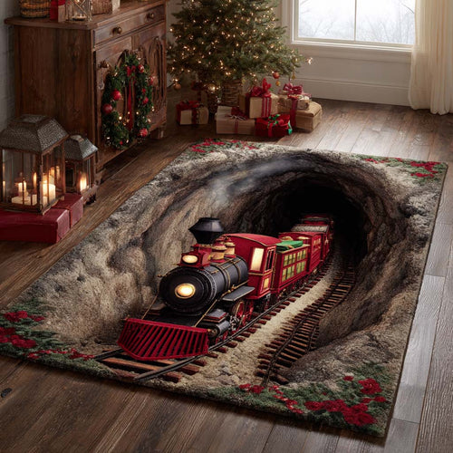 Holiday Tunnel Ride Area Rug NCU0XD1127