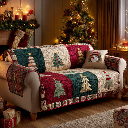 Holly Cottage Quilted Sofa Cover NCU0TV839
