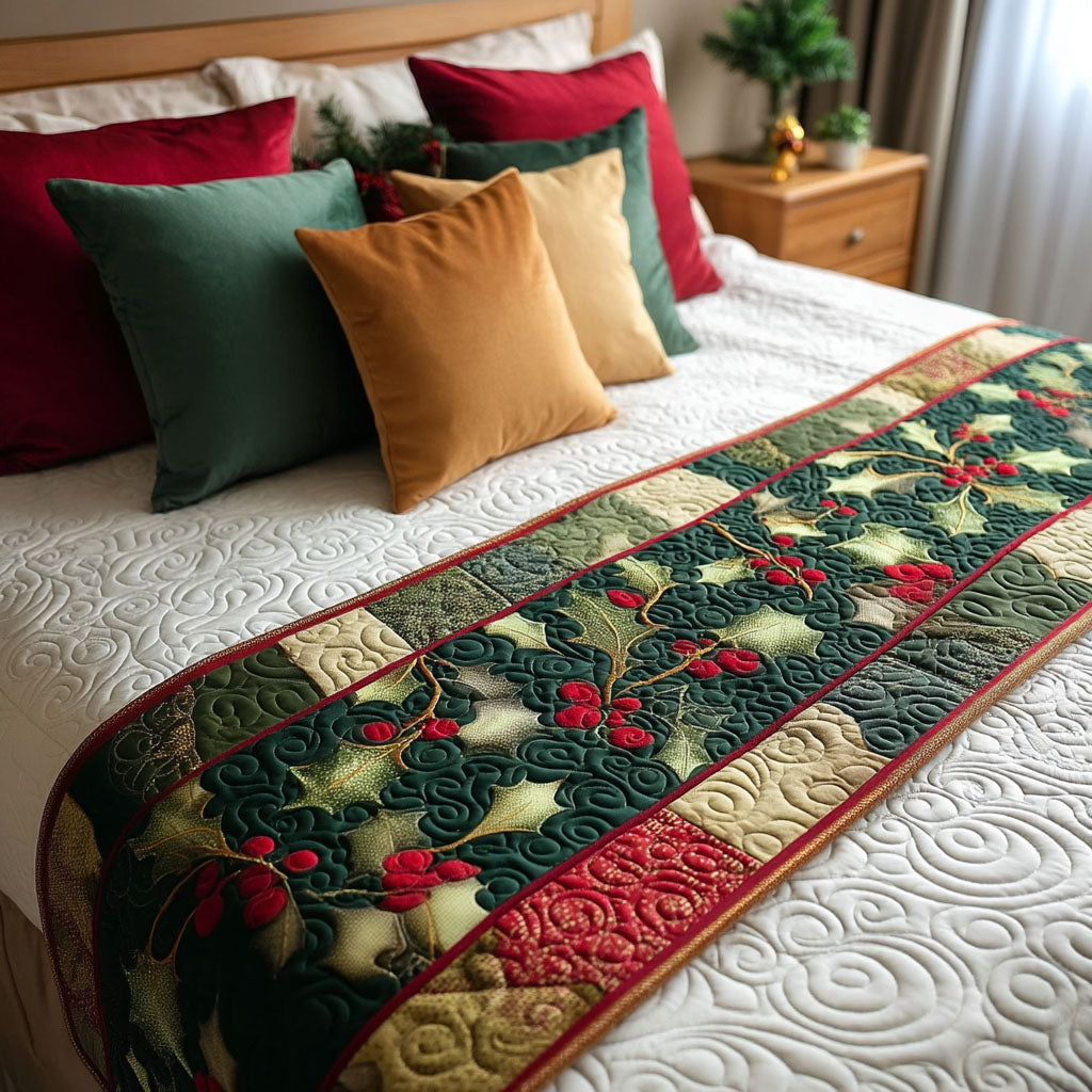 Bee Harmony Quilted Table Runner NCU0NNT1863