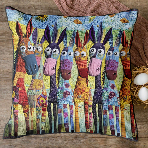 Hoofbeats of Happiness Quilted Pillow Case NCU0PT6904