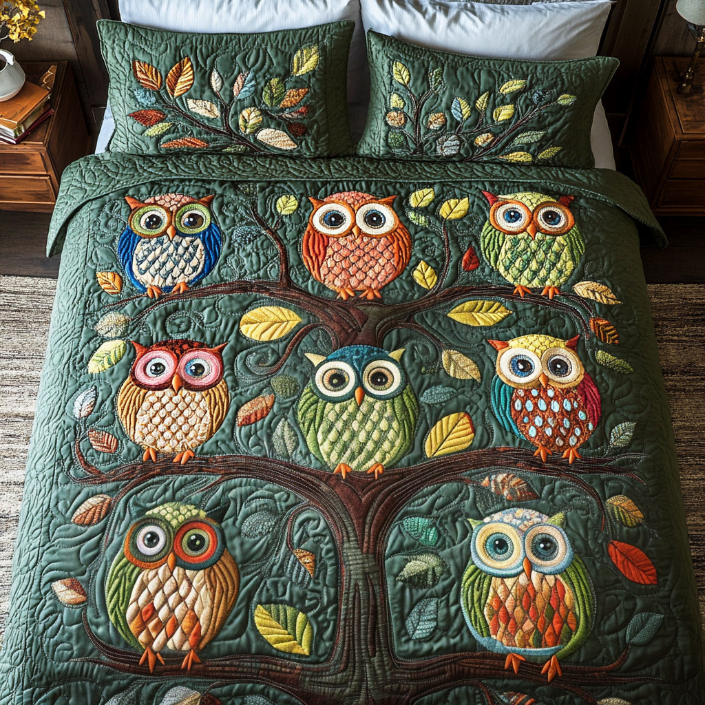 Nature Harmony 3-Piece Quilted Bedding Set GFTOTP12471 main image 0