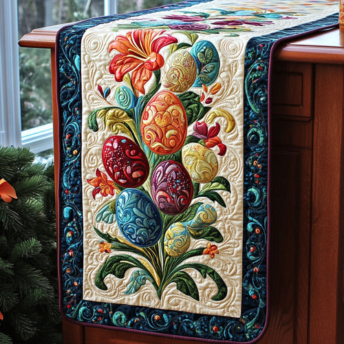 Hop into Easter Quilted Table Runner NCU0PT4318