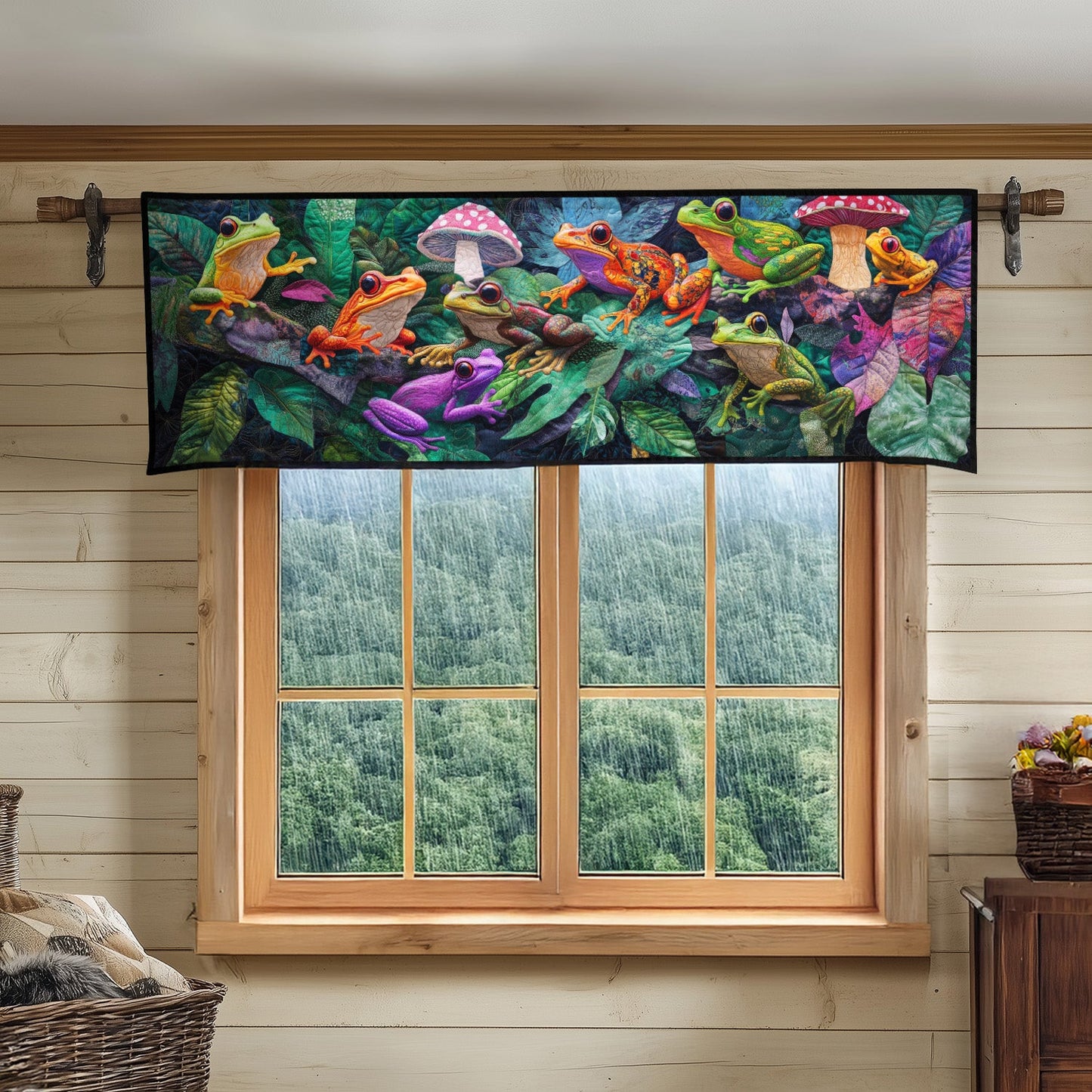 Hoppy Dreamscape Quilted Valance NCU0PT5164