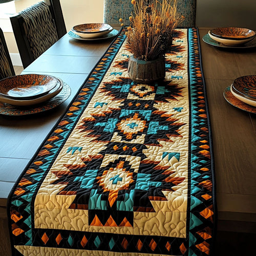 Horizon Angles Quilted Table Runner NCU0PT3874