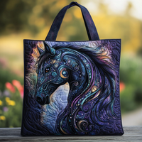 Horse Spirit Quilted Tote Bag NCU0DK8722