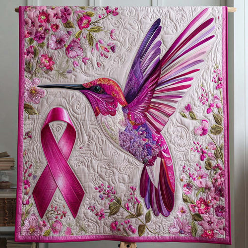 Hummingbird Hope Quilted Blanket NCU0NT9461