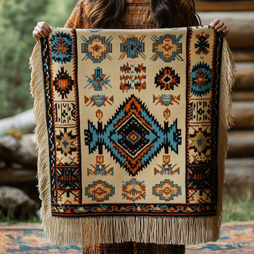 Indigenous Soul Woven Sofa Blanket NCU0PT4890