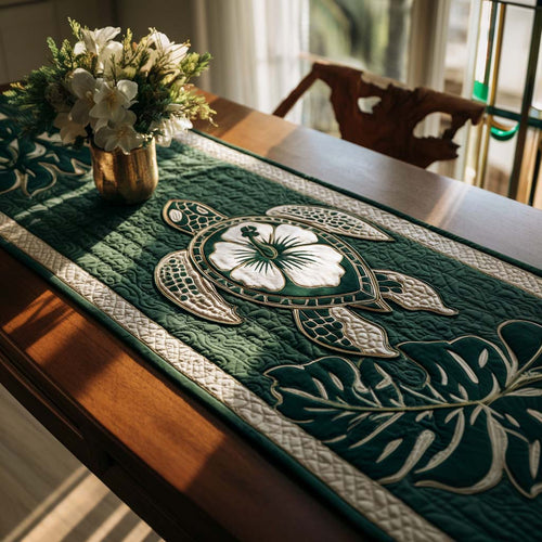 Island Turtle Quilted Table Runner NCU0NT10178