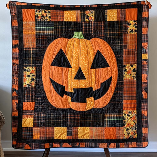 Jack o Lantern Glow Quilted Blanket NCU0NT9506