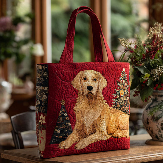 Jingle Retriever Quilted Tote Bag NCU0PT9239