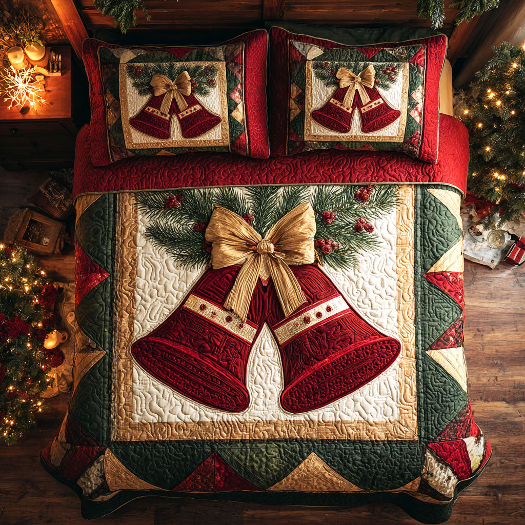 Jolly Gnome 3-Piece Quilted Bedding Set NCU0TH1047
