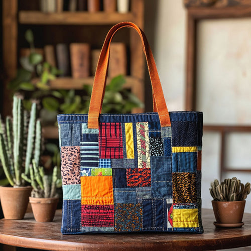 Kente Spirit Quilted Tote Bag NCU0PT8643
