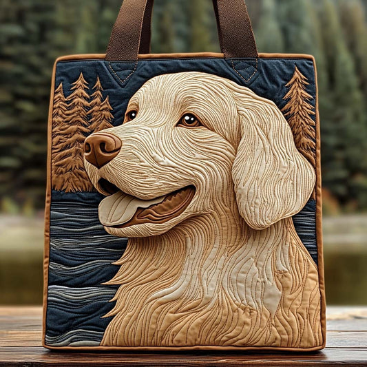 Lakeside Golden Grace Quilted Tote Bag NCU0XD1190