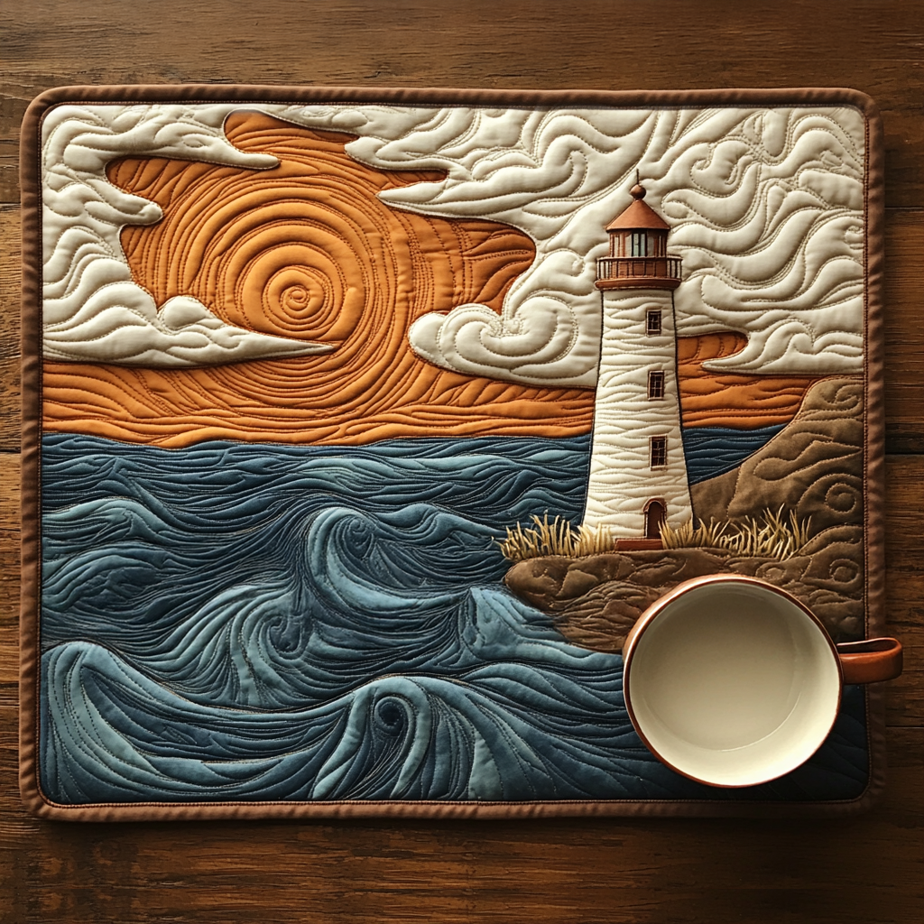 Lantern Coast Quilted Place Mat NCU0DV3077