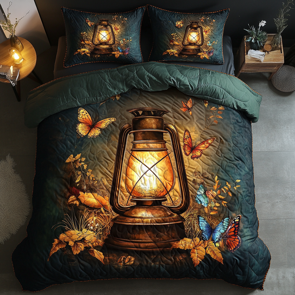 Golden Glow Quilted Blanket NCU0VH132