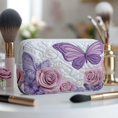 Lavender Grace Quilted Makeup Bag NCU0DV7741