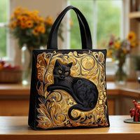 Lazy Catnap Quilted Tote Bag NCU0NT8606