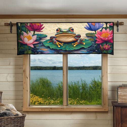Lily Pad Symphony Quilted Valance NCU0PT5165