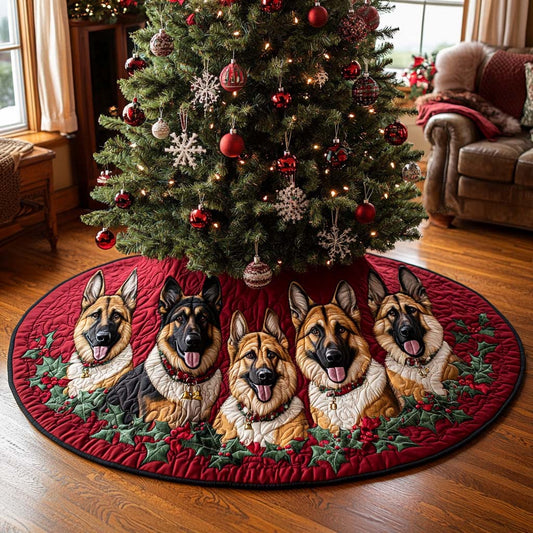 Loyal Christmas Quilted Christmas Tree Skirt NCU0DV8033