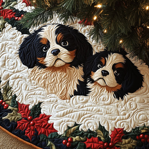 Loyal Heart Quilted Christmas Tree Skirt NCU0PT2590