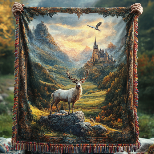 Majestic Peaks Woven Sofa Blanket NCU0DV3991