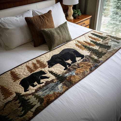 Mama Bears Path Quilted Bed Runner NCU0PT8376