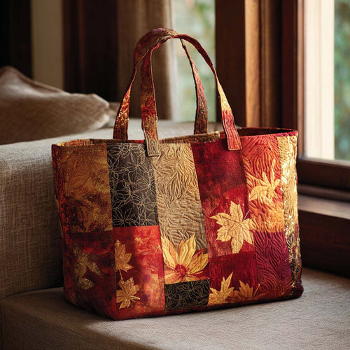 Maple Glow Quilted Tote Bag NCU0NT9048