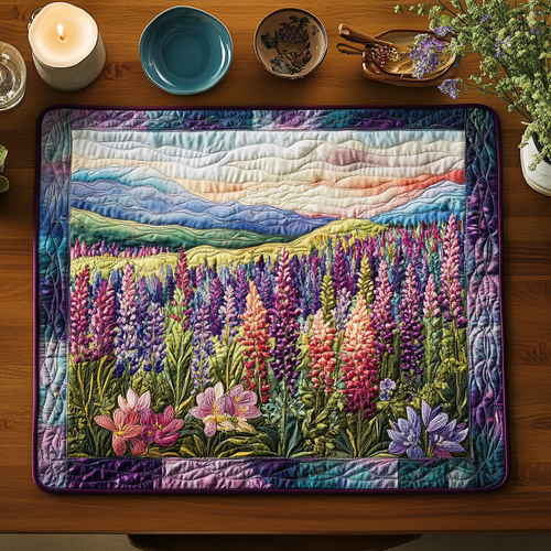 Meadow Bloom Quilted Place Mat NCU0VH5651
