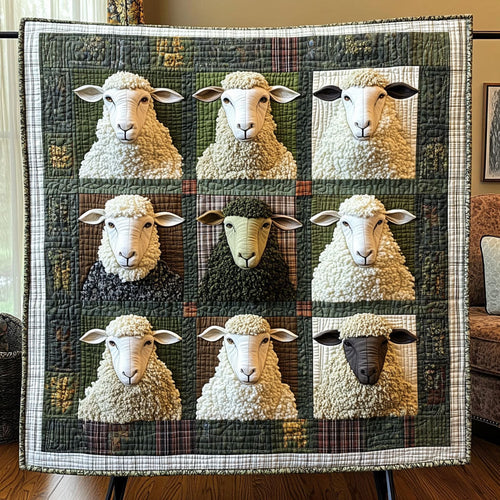 Meadow Flock Quilted Blanket NCU0PT4277
