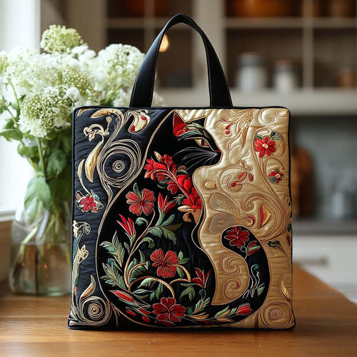 Meow Magic Quilted Tote Bag NCU0NT8607